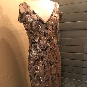 Calvin Klein Sequin Formal Gown